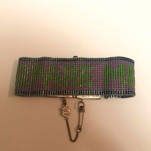Juicy Couture vintage “SPARE ME” beaded bracelet